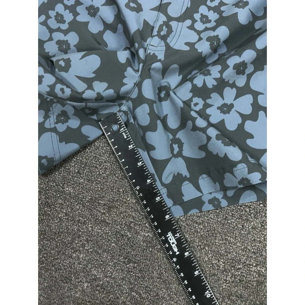 Fair Harbor Shorts Mens 30‎ Blue Sextant Trunks Surfing Beach Floral 6